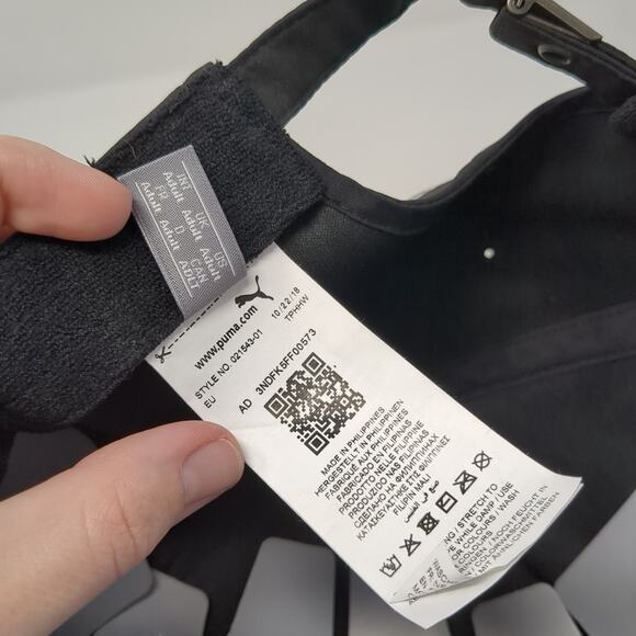 Team Penske Slideback Hat Black One Size Embroidered Signed Puma - Picture 10 of 11